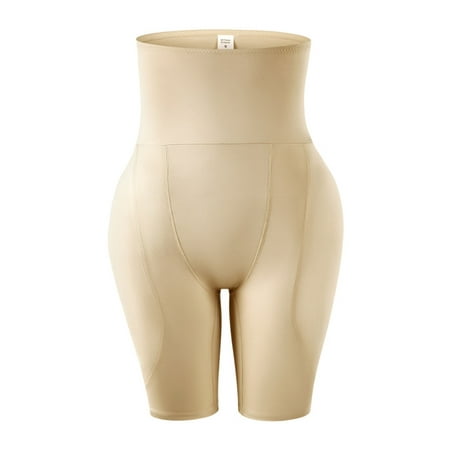 

ZUARFY Women High Waist Tummy Control Hip Enhancer Shorts Padded Butt Lifter Shapewear Panty Seamless Body Shaper Thigh Slimmer