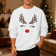 thumbnail image 2 of VJATTWR Merry Sweatshirt Men Get it Fast Couple's Matching Crewneck Hoodie Unisex Pattern Print Long Sleeve Top, 2 of 6