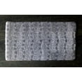 thumbnail image 2 of Dependable Industries Inc. Essentials Velvet Grass Bathmat Textured Spa Quality Foot Scrubber Bathroom Tub & Bath Mat Anti-Slip 27" x 15" (Clear), 2 of 5