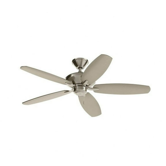 330164BSS-Kichler Lighting-Renew Es - 5 Blade Ceiling Fan In Modern Style-13.5 Inches Tall and 52 Inches Wide-Brushed Stainless Steel Finish-Silver