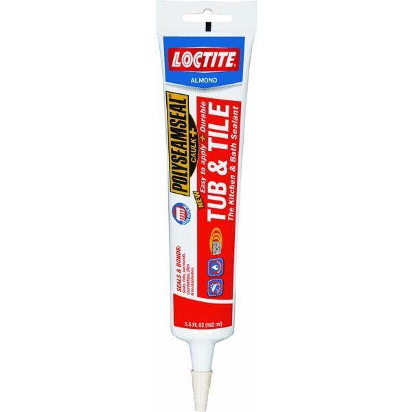 LOCTITE 2 in 1 Seal & Bond Tub And Tile Adhesive Kitchen & Bath Caulk