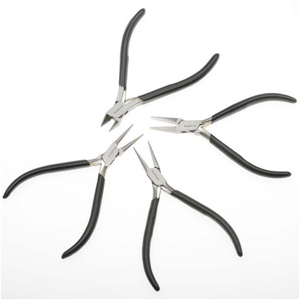 Beadsmith Super Fine Plier Set Tool Kit 4 Pieces With Case Walmart