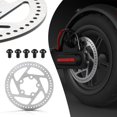 thumbnail image 4 of Bicicleta Disco de freno M365 PRO de acero plateado de 120 mm para scooter eléctrico con tornillos de 5 piezas Tmvgtek Accesorios para bicicletas, 4 of 9