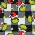 thumbnail image 6 of Dr Seuss The Grinch Woman's Feelin Grinchy Holiday Fleece Pajama Pants 2-Piece Pajama Set w Drawstring Elastic Waistband, 6 of 8