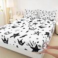 thumbnail image 3 of Feelyou Princess Crown Teen Full Size Sheets, Stars Lightning Bed Sheets, 4-Piece, 3 of 7