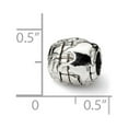 thumbnail image 5 of World Charm .925 Sterling Silver Antiqued Finish Reflection Beads - QRS330, 5 of 6