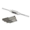 thumbnail image 2 of POINTERTECK 8pcs Thread Metric Machine Hand Screw Thread Plug Taps Set  M4 M5 M6 M8  M12 with 1pcs Adjustable Tap Wrench 1/16-1/2‘‘, 2 of 7