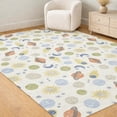thumbnail image 6 of Addison Rugs Chantille Indoor/Outdoor Transitional Kids Ivory Machine Washable Rectangle Rug, 10' x 14', 6 of 8