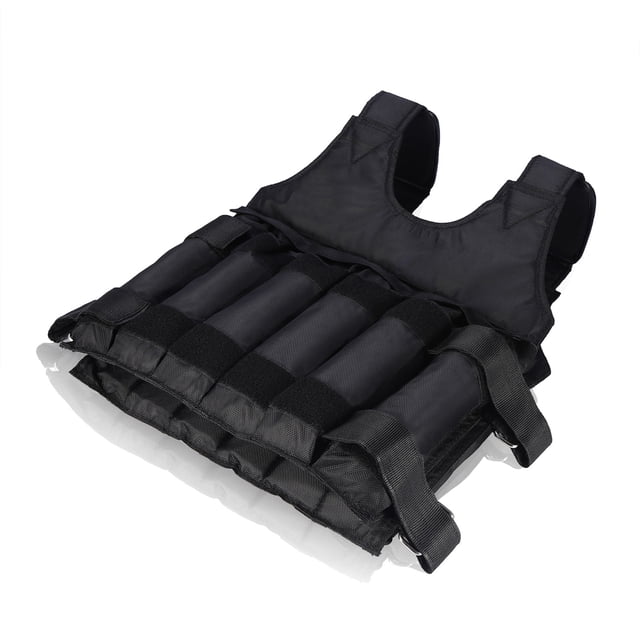 Chaleco De Entrenamiento Ponderado, Chaleco De Ejercicio Ajustable De 50 Kg Para Hombres Mujeres Con 12 Bolsillos, Para Entrenamiento De Ejercicios De Ejercicio