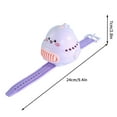 thumbnail image 2 of Orange Rechargeable Three Wind Levels Portable Pocket Watch Fan Built-In Battery 300-500Mah Quiet Noise Below 36Db Usb Rechargeable Compact Outdoor Travel Small Personal Fan, 2 of 6