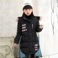 thumbnail image 2 of Vividxx Girl's Winter Coat Jacket Children's Padded Warm Outwear Jacket Hooded Kids Winter Faux Girls Coat&Jacket Warm And Cute Winter Wear 9-10 Years, 2 of 4