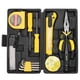 thumbnail image 4 of Kit de herramientas de mano para el hogar, 19 Uds., con estuche de almacenamiento, juego de reparación, Kit de herramientas de Hardware para proyectos de bricolaje, 4 of 5