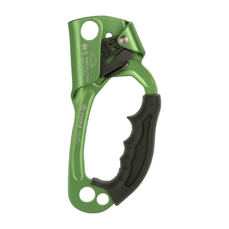 Hand Ascender,140kg Rappelling Gear Equipment with Ergonomic Rubber Handle for Rock Climbing Tree Arborist, Climbing Rescue Caving, Mountaineering, 8~13MM Rope, 4kN