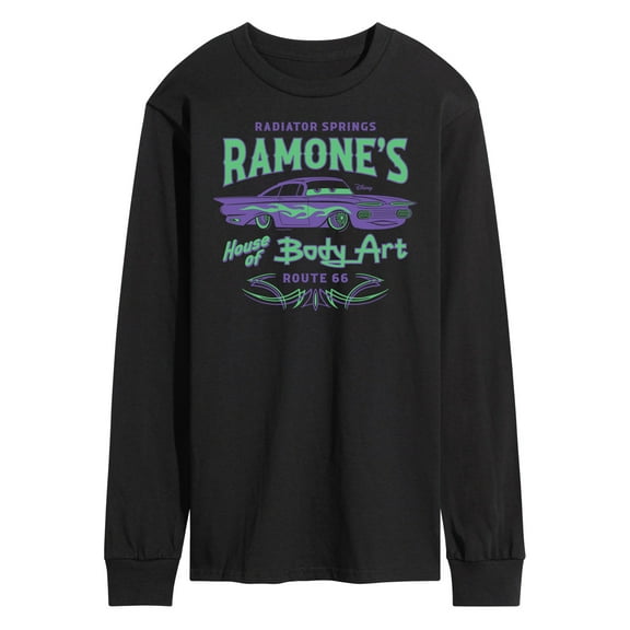 Disney Cars - Radiator Springs Ramone's House of Body Art Rt 66 - Men's Long Sleeve T-Shirt