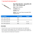 thumbnail image 2 of Rear Shock Absorber - Compatible with 2011 - 2021 Chrysler 300 2012 2013 2014 2015 2016 2017 2018 2019 2020, 2 of 2