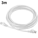 thumbnail image 2 of Cable Ethernet Cat6 Cable LAN de red plana Gigabit con clips para cables Conectores Rj45 sin enganches para computadora/módem/enrutador/X-Box más rápido que Cat5e/Cat5, 2 of 8