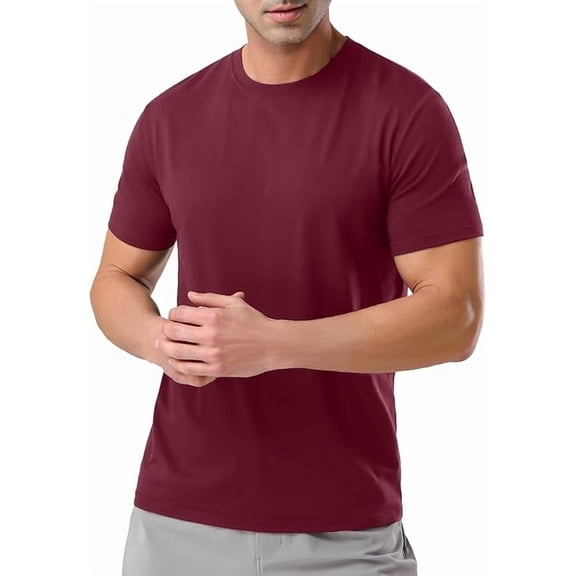 Pioneer Camp Mens T Shirts Cotton Casual Crew Neck Short/Long Sleeve Basic Heavyweight Soft Plain Tees Classic Fit Tshirts