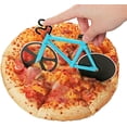 thumbnail image 5 of Cortador de Pizza en Forma de Bicicleta (Azul Cielo, 19 cm * 12 cm * 4 cm), Ruedas para Pizza, Ruedas Antiadherentes de Acero Inoxidable, con Marco Fijo, 5 of 5