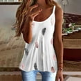 thumbnail image 2 of Lindreshi Tank Tops for Women 2024 Women Ladies Print Sleeveless Pullover Vest Tank Tops Shirts Blouse, 2 of 3