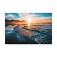 thumbnail image 2 of Beach Sunset Endless Horizon Ocean Canvas Wall Art for Home Decor Ready-to-Hang, 2 of 18