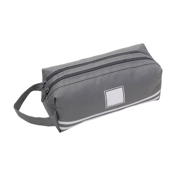 Orangide Double Layer Oxford Cloth Pencil Case, Double Zipper, Large Capacity Portable Pencil Case for Primary and Secondary Sch-ool Stu-dents
