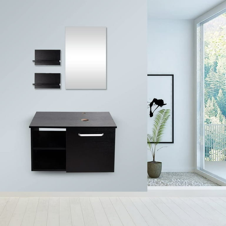 28 inch bathroom vanity with vessel sink outlet