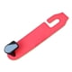 thumbnail image 4 of Colgador de asiento trasero de coche de cuero sintético universal y flexible para almacenamiento en vehículo Rojo, 4 of 9