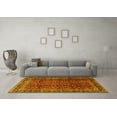 thumbnail image 3 of Ahgly Company Machine Washable Indoor Rectangle Persian Yellow Traditional Area Rugs, 2' x 5', 3 of 4
