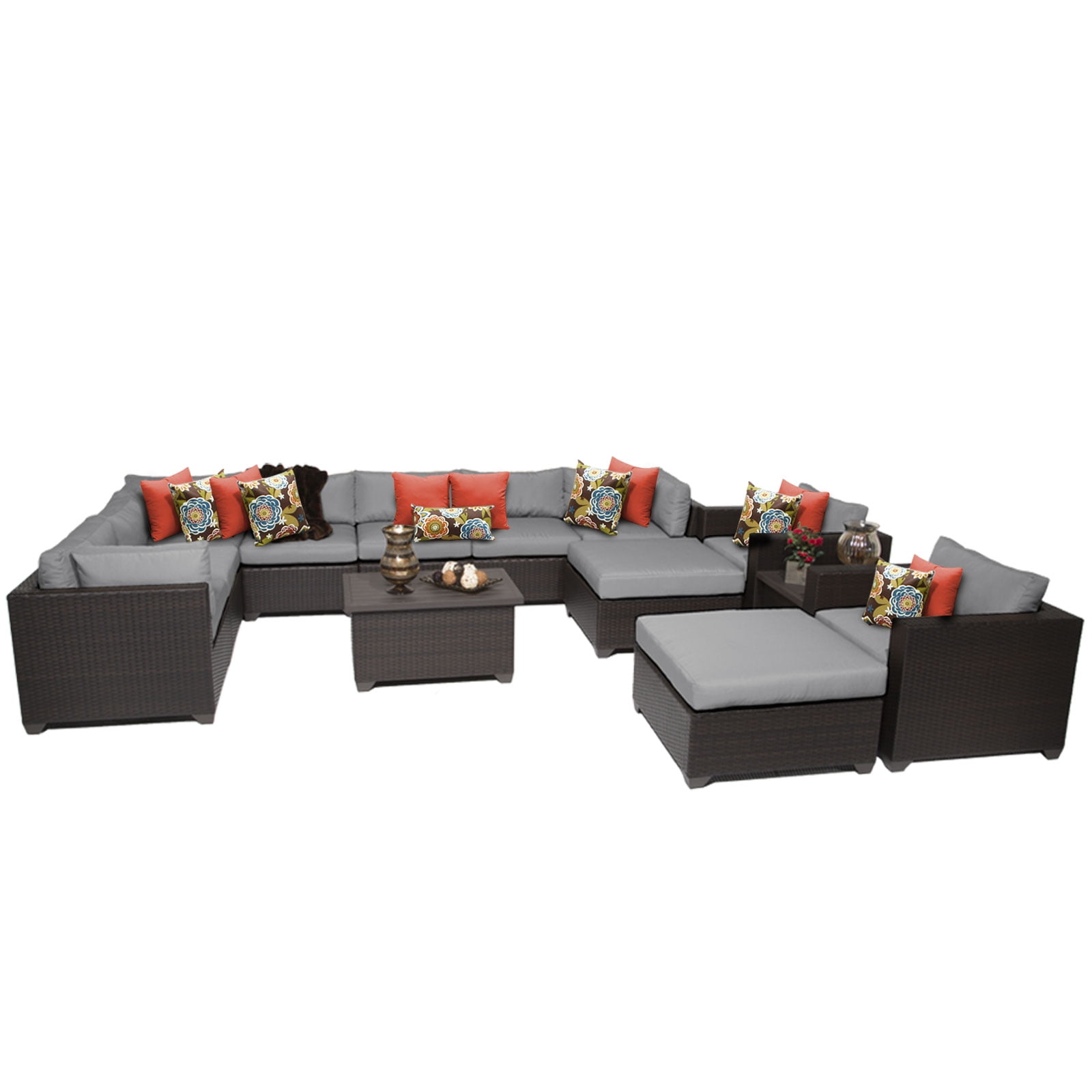 Premier 13 Piece Outdoor Wicker Patio Furniture Set 13a