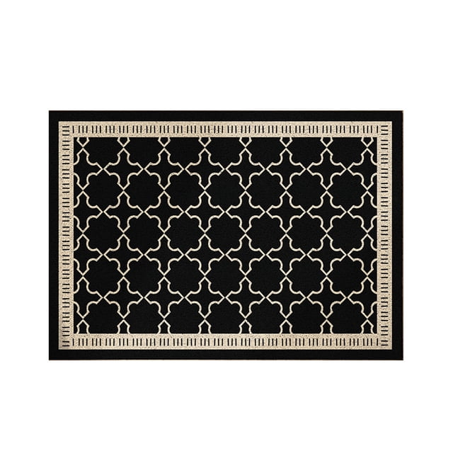 Indoor Door Mat,Rugs for Entryway Door Mat Indoor Entryway Rug Dirt Trapper Door Mats Non-Slip Machine Washable Rubber Absorbent Door Mats Great for Entryway Garden Hallway Door Mats Indoor