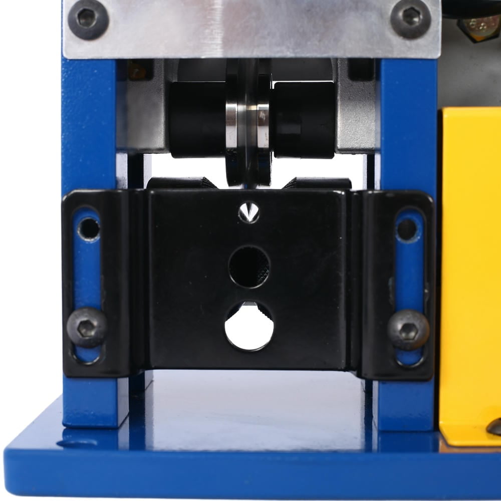 Topcobe Automatic Wire Stripping Machine for 0.06"-1" Copper Wires, Motorized Wire Stripper Tool for 7/0-15 AWG Scrap Electrical Wire Recycling, Practical Equipment