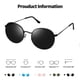 thumbnail image 2 of Lentes de Sol Joopin Redondos de Metal Polarizados UV400 para Mujer y Hombre, 2 of 6