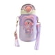thumbnail image 2 of Jarra de agua grande portátil con y correa sin , botella de agua aislada de 600ml para exteriores, niñas, niños, oficina, gimnasio de Violeta, 2 of 7