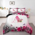 thumbnail image 1 of Erosebridal Monogrammed Comforter Sets Queen Size,Personalized Initial Bedding Queen Comforter Set,Letter Decoration,Reversible,Ultra Soft,3-Piece, 1 of 8