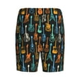thumbnail image 2 of Lsque Colorful Guitar Mens Sleep Pajama Shorts,Short Pajama Pants, Cotton Ultra-Soft Knit-XX-Large, 2 of 9