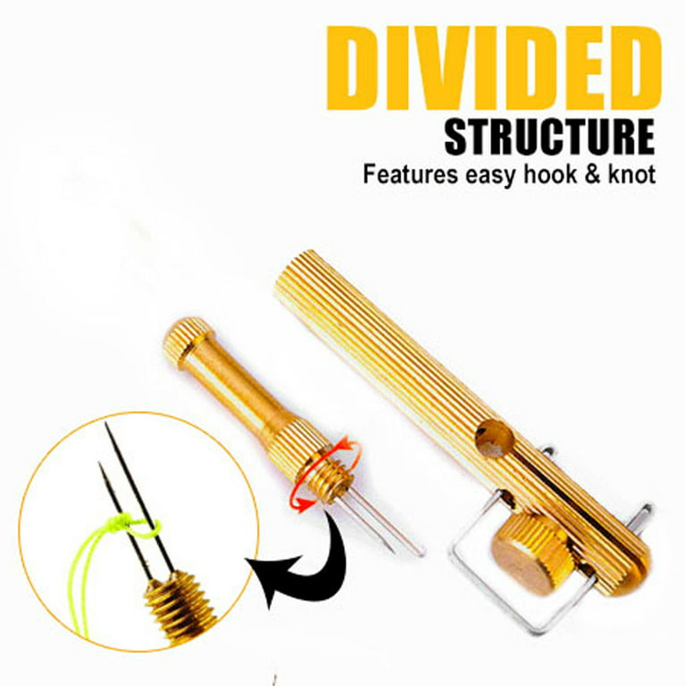 Ausyst Sports & Outdoors Practical Knot Line Tying Knotting Tool Manual  Portable Fast Fishing Supplies Clearance 