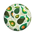 thumbnail image 2 of Bingfone Green Avocado Spare Tire Cover Weatherproof Universal Wheel Protectors For Rv Camper Travel Trailer Suv Truck 15 Inch, 2 of 9