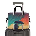 thumbnail image 2 of FORMRS 16" Laptop Bag Carrying Sleeve Case with Handle Travel Shoulder Briefcase, Astronaut and Sky, 2 of 8