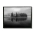 thumbnail image 2 of Stupell Industries Moody Weather Lake Landscape Misty Fog Forest, 30 x 24, Design by Daniel Sproul, 2 of 5
