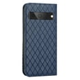 thumbnail image 4 of Mantto Wallet Case for Google Pixel 7,Shockproof Embossing Design PU Leather RFID Blocking Card Slots Magnetic Flip Holder Protective Cover,Blue, 4 of 11