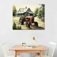 thumbnail image 2 of Shiartex Country House Canvas Wall Art Picture 20x16in for Living Room Bedroom 20x16in, 2 of 3