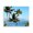 Tropical Palm Seascape Sailboat, variant on Stupell Industries Coastal Palm Trees & Sailboat Black Floating Frame Canvas Art, 21 x 17, by Kali Wilson