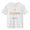 White, variant on Piuwrlz Girls Short T-Shirts Kids Graphic Shirts Tops Cotton Pullover Black Size 7 Years