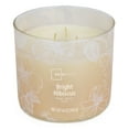 thumbnail image 6 of Mainstays 3-Wick Ombre Wrap Bright Hibiscus Scented Candle, 14 oz, 6 of 7