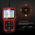 thumbnail image 4 of Ancel AD410 Enhanced OBD2 EOBD Scanner Check Engine Light Clear Fault Auto Code Reader On-board Monitor Test EVAP System O2 Sensor Monitoring VIN View Freeze Frame OBDII Diagnostic Tool, Black & Red, 4 of 12