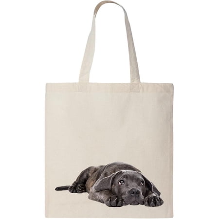 Smartprints Cane Corso Sleeping Dog Pet Tote Bag - Image by Shutterstock One Size Cotton Canvas Tote Bag