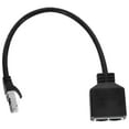 thumbnail image 2 of Adaptateur Ethernet RJ45 Mâle vers Double RJ45 Femelle, Prise Modulaire, 2 of 6