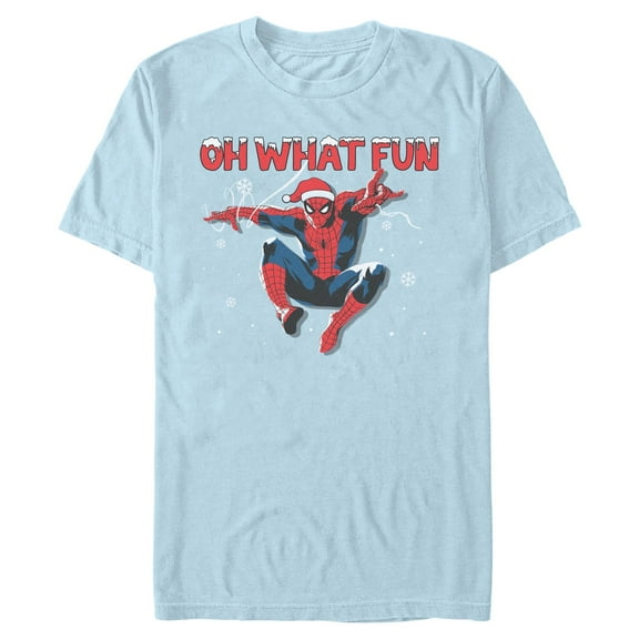 Mens Marvel: Spider-Man Oh What Fun Pose T Shirt