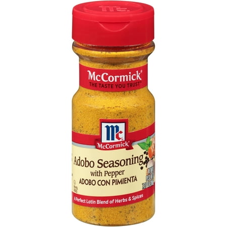 (3 Pack) McCormick Adobo Seasoning With Pepper, 7.37