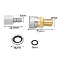 thumbnail image 4 of 1/8 pour Tuyau de Charge Rapide pour Outil de Climatisation Bsp, 4 of 10